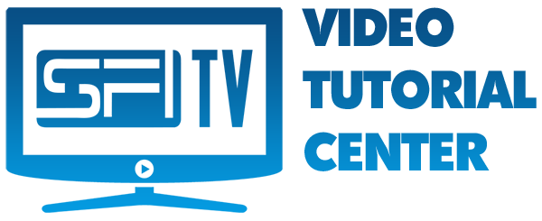 SFITV Video Tutorial Center